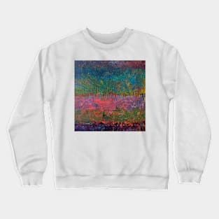 Abstract Landscape Series - Wildflowers Crewneck Sweatshirt